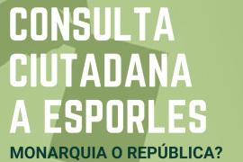 Hi haurà consulta sobre monarquia o república a Esporles abans de les eleccions del maig