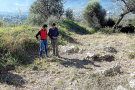 Los arqueólogos delimitarán las estructuras que aún existen en el yacimiento del Puig d'en Canals