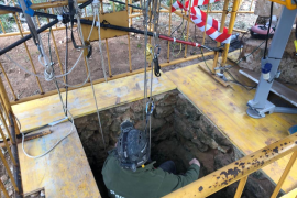 Troben tres cossos a 47 metres de profunditat del pou de s'Àguila a Llucmajor