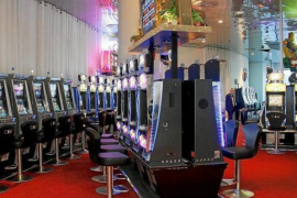 Imatge d'arxiu de màquines de joc.