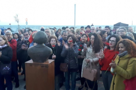 Inauguren un bust d'Aurora Picornell al Molinar per «recordar la seva figura»