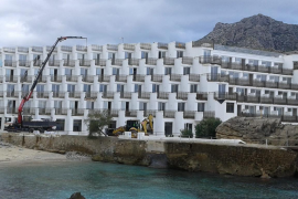 El Consell autoritza que es reprengui la reforma de l'Hotel Don Pedro de Pollença
