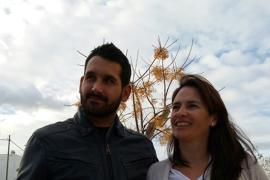La candidata Vanessa Díaz amb el coordinador de les Balears, Juanjo Martínez