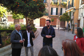 Balboa i Noguera durant l'acte celebrat aquest dissabte.