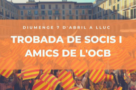 L'Obra Cultural Balear convoca una trobada de socis i amics de l'entitat a Lluc