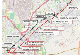 Se suspenen els trens entre la Intermodal i el Pont d'Inca Nou aquest cap de setmana