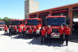 El Consell incorpora tres camions a la flota de vehicles dels Bombers de Mallorca