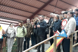 Josep De Luis, president de l'entitat, durant el seu parlament.