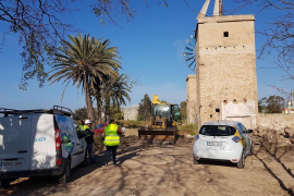 Comencen les obres per a la instal·lació d'un nou dipòsit d'aigües mixtes a la depuradora de Palma