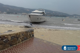 A Calvià, el temporal ha deixat sengles incidències.