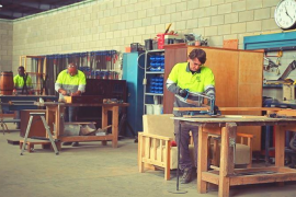 Imatge d’un grup de treballadors de Deixalles.