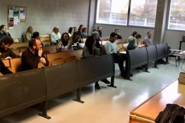 Imatge d'una prova d'oposicions celebrada al campus de la UIB.