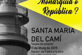 Santa Maria del Camí també votarà monarquia o república