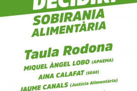 Mallorca Lliure organitza una taula rodona sobre sobirania alimentària