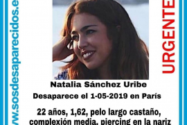 Continua la recerca de la jove mallorquina desapareguda a París dimecres passat