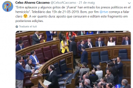 [VÍDEO] Una periodista de TVE demana perdó per haver dit «presos polítics»