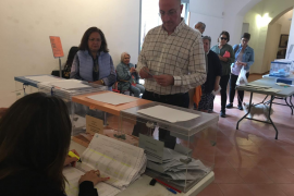 La participació a la jornada electoral, una mica per davall la de fa quatre anys
