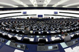 Alícia Homs, Rosa Estaràs i José Ramón Bauzá al Parlament Europeu