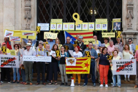Concentració a Palma de suport als presos polítics jutjats pel Suprem espanyol