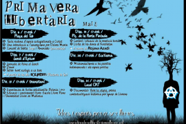 Cartell de la primavera llibertària.