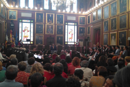 Imatge del ple del consistori celebrat aquest dissabte a Palma.