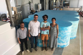 La regidoria de Cultura col·labora amb l'artista Albert Pinya per a instal·lar una estructura en el bosc urbà de Palma