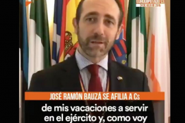 José Ramón Bauzá aprofita l'estiu per anar de campaments... militars