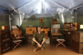 Bauzá amb uniforme de camuflatge: «Qué orgullo ser español!!»