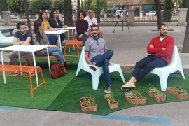 Un total de 18 entitats participen en el 'Park(ing) Day' de Palma en motiu de la Setmana Europea de la Mobilitat