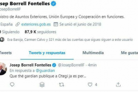 Josep Borrell torna a ficar la pota