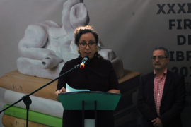 L’escriptora catalana nascuda al Marroc, Najat El Hachmi, ha fet aquest divendres el pregó de la XXXIV Fira del Llibre.