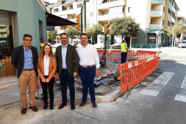 Continuen les obres de senyalització per a convertir en 'Zona 30' Es Vivero, el Rafal Nou i el Rafal Vell