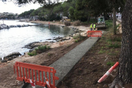 El GOB exigeix la «paralització immediata» de l'asfaltatge d'un camí al costat de la mar a Portocolom