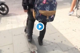 Es viralitza el vídeo d'IB3 en què una al·lota en patinet és atropellada