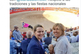 La candidata del PP, Teresa Palmer, presumeix de ser taurina