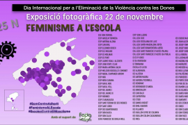 Un total de 80 centres educatius participen en una exposició fotogràfica amb motiu del 25N