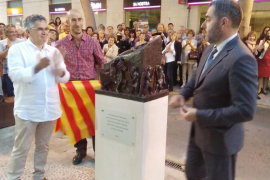 Inaugurada una escultura en homenatge als revoltats de la batalla d'Inca