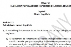 Què diu sobre llengua l'Avantprojecte de Llei d’Educació de les Illes Balears?