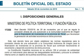 Terol ja existeix pel govern espanyol: hi envia 30 milions d'euros per reial decret