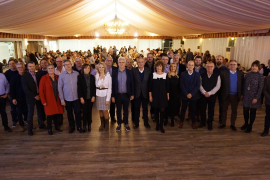 Imatge del sopar de Nadal d'El Pi.