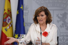 Carmen Calvo, vicepresidenta del Govern espanyol en funcions.