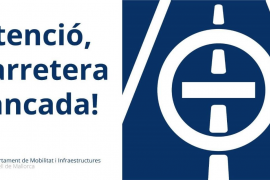 Tallen el trànsit en algunes carreteres de Mallorca a causa de l'acumulació d'aigua