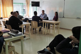 Jesús Jurado fa una xerrada sobre memòria democràtica a la presó de Palma