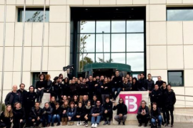 Imatge d'una protesta dels treballadors d'IB3.