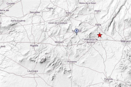 Mallorca registra un petit terratrèmol entre Vilafranca i Petra de matinada