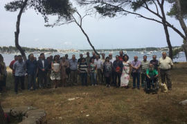 Armengol amb els representats de la premsa forana.