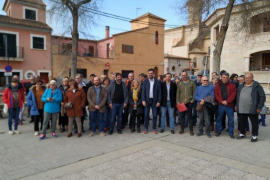 Noguera en un acte de rebuig al projecte d'ampliació organitzat pels ecosobiranistes a Sant Jordi.