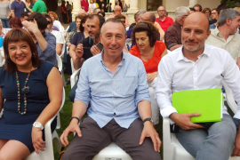 Baldoví i Verger durant l'acte celebrat a Inca.