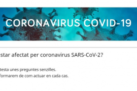La Conselleria de Salut posat a l’abast de la ciutadania un autotest que permet saber com s’ha d’actuar en cada cas