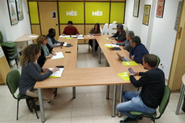 Imatge de la reunió de la Comissió Permanent de MÉS per Mallorca.
